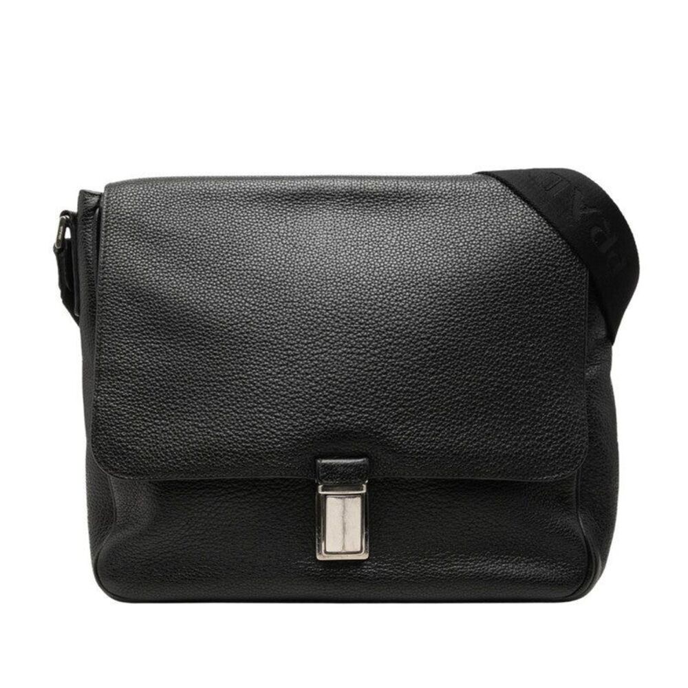 Prada Triangle Logo Crossbody Bag